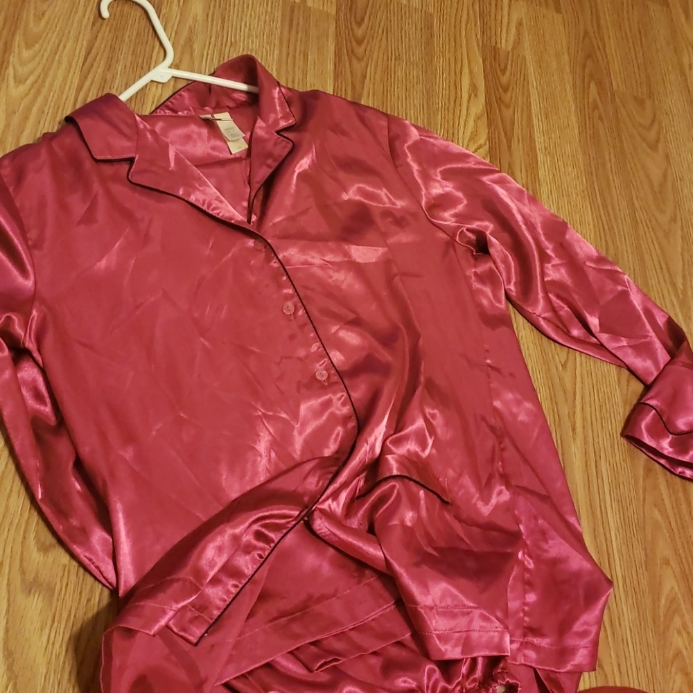 Silk pajamas